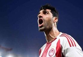 طارمی در ترکیب اصلی المپیاکوس مقابل آاک آتن