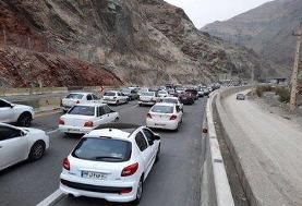 ترافیک سنگین در محورهای هراز، پردیس - تهران و قزوین- کرج