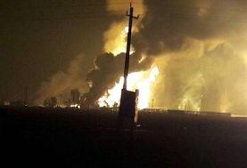 آتش‌سوزی کاله| تخلیه یک‌کیلومتری و انتقال ۱۱۰ بیمار به مراکز امن