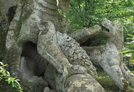 باغ هیولاهای ساکرو بوسکو/ مخوف‌ترین باغ ایتالیا که سالوادور دالی عاشقش بود!