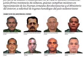 تصاویر ۳۲ محافظ کوبایی که در جریان ربایش «مادورو» کشته شدند