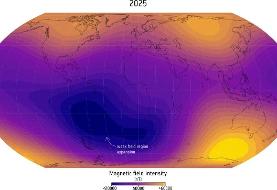 تغییر بزرگ در میدان مغناطیسی زمین / رویداد مرموزی که ماهواره‌ها را تهدید می‌کند