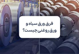 فرق ورق سیاه و ورق روغنی چیست؟ راهنمای انتخاب هوشمند برای پروژه‌های صنعتی