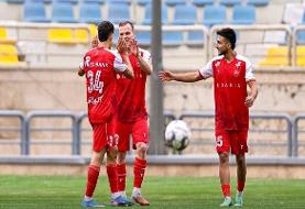 پرسپولیس با سه گل از سد فولاد هرمزگان گذشت