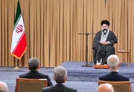 رهبر انقلاب: آمریکا اگر جنگی راه بیندازد، جنگ منطقه‌ای خواهد بود/ این آقا (ترامپ) مرتب ادعا ...