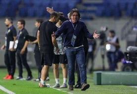 ساپینتو: داور گل سالم ما را آفساید گرفت/وعده سرمربی استقلال پس از شکست