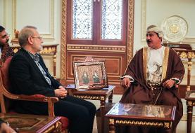 تصاویری از دیدار علی لاریجانی با مقام ارشد عمان/ سرپرست سابق وزارت خارجه هم بود