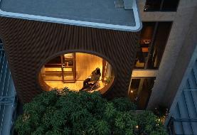 معماری با الهام از موتور وسپا: خانه ای که از طبقه سوم، تازه شروع می شود! (+تصاویر)