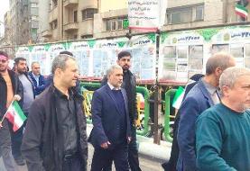 حضور اسماعیلی در راهپیمایی مردم پایتخت