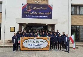 عبدی و شاگردانش در تیم فوتبال جوانان در راهپیمایی ۲۲ بهمن حاضر شدند