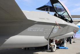 عکس | جنگنده «اف ۳۵» با نشان عربستان سعودی