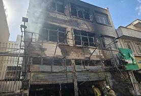 حریق مرگبار یک مغازه مکانیکی در خیابان مجیدیه تهران