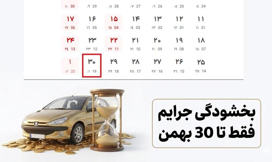 آخرین فرصت حذف ۱۰۰ درصدی جرایم بیمه شخص ثالث فقط تا ۴۸ ساعت