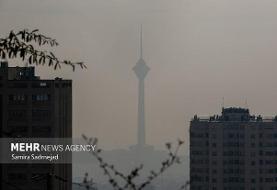 هوای تهران در وضعیت نارنجی و آلوده است