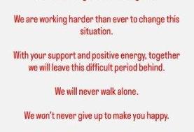 اوسمار: شرایط را تغییر می‌دهیم/ از درک بالای هواداران قدردانی می‌کنم