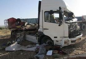 تصادف مرگبار تریلی و پژو در زنجان/ ۶ نفر جان باختند