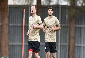 دو بازیکن خارجی پرسپولیس بازی با ذوب آهن را از دست دادند