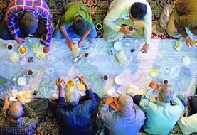 افطاری ساده همسایه ها