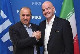 قدردانی رییس فیفا از فدراسیون فوتبال ایران
