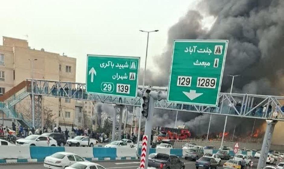 قبل و بعد آتش سوزی جنت آباد (عکس)