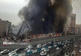 جزئیات حریق گسترده یک بازارچه در جنت‌آباد تهران/ آتش مهار شد+ فیلم