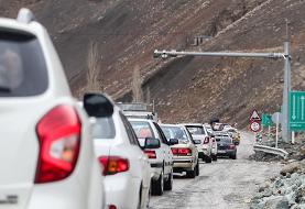 یکطرفه شدن جاده چالوس و آزادراه شمال