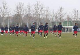 ادامه تمرینات فشرده تیم فوتبال جوانان در مرکز ملی