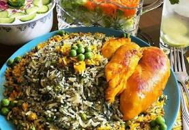 نخودپلو با مرغ؛ خوشمزه، مقوی و مجلسی