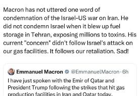 انتقاد عراقچی از سکوت و انفعال ماکرون