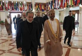 استقبال وزیر امور خارجه عمان از عراقچی