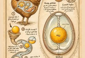 مرغ چطور هر روز یک تخم می‌گذارد؟