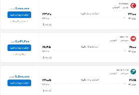 قیمت پرواز تهران - نجف، امروز سه‌شنبه ۱۳ مرداد ۱۴۰۵