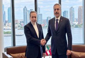 گفتگوی وزیران خارجه ایران و ترکیه