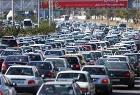 ترافیک سنگین در ۴ محور منتهی به تهران